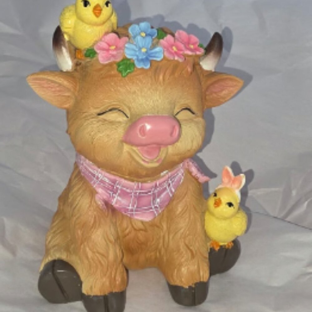 Easter Highland Cow
